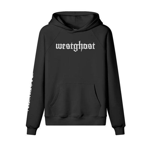 SMOKESZN GLITTER OVERSIZED HOODIE - BLACK