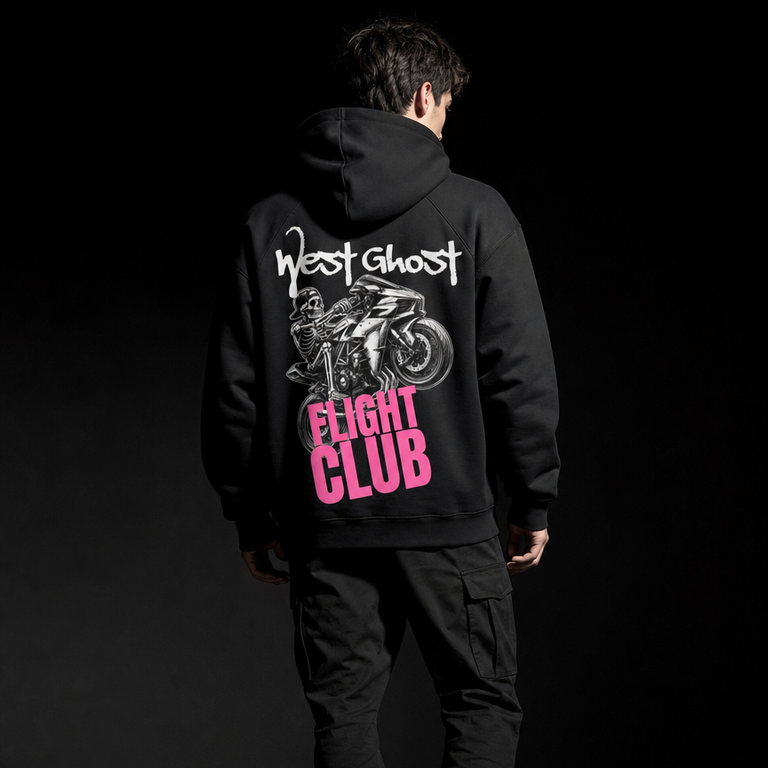 FLIGHT CLUB PINK GLOW HOODIE