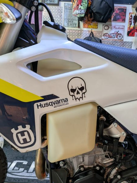 Ghost Logo Sticker 3"