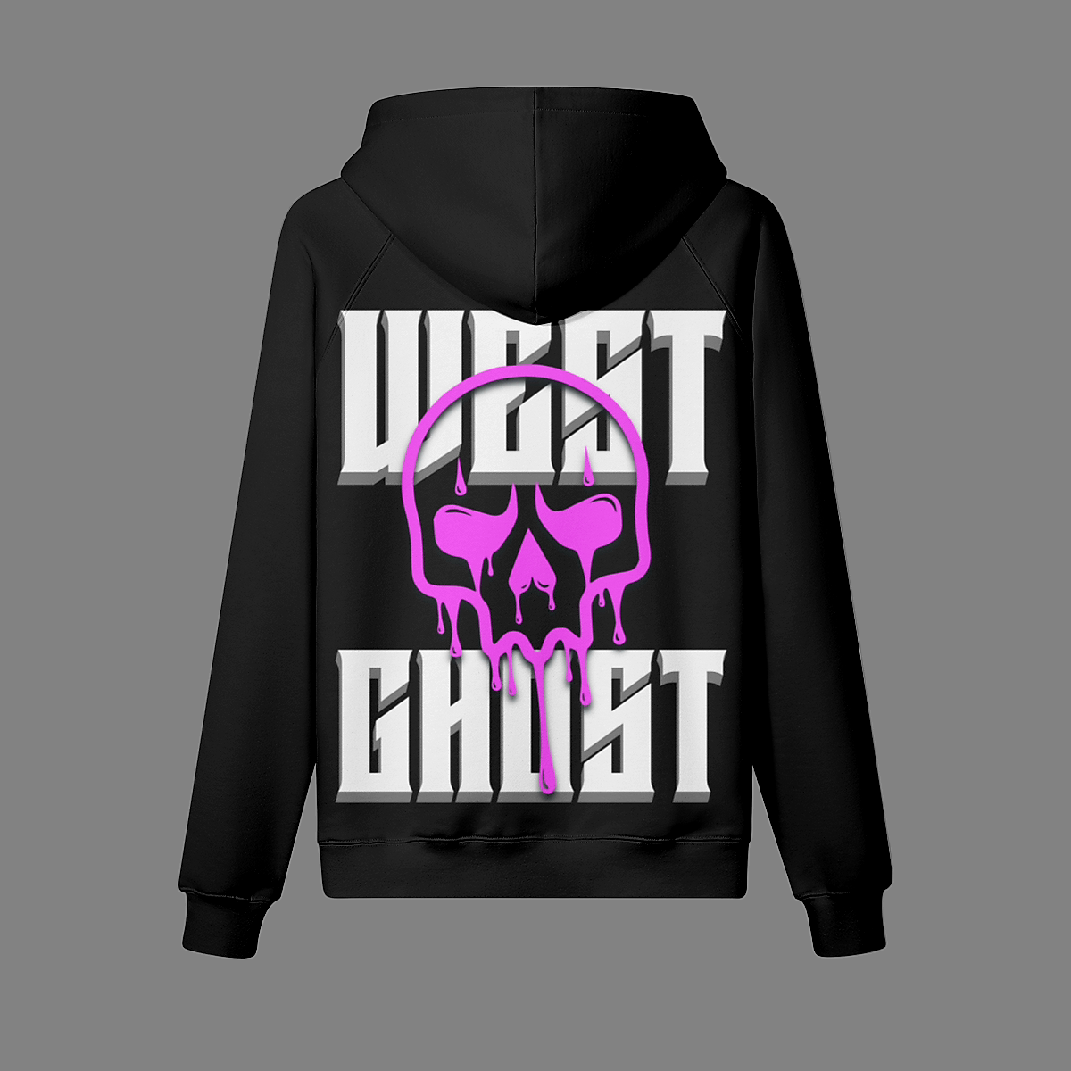 Alter Ego Oversized Hoodie Black/Pink