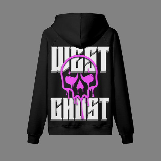 Alter Ego Oversized Hoodie Black/Pink