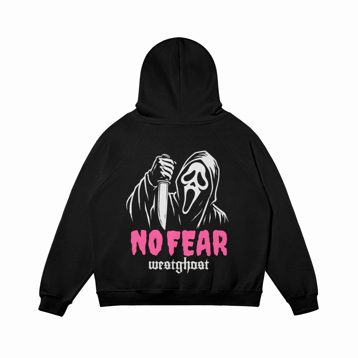 NO FEAR PINK GLOW HOODIE