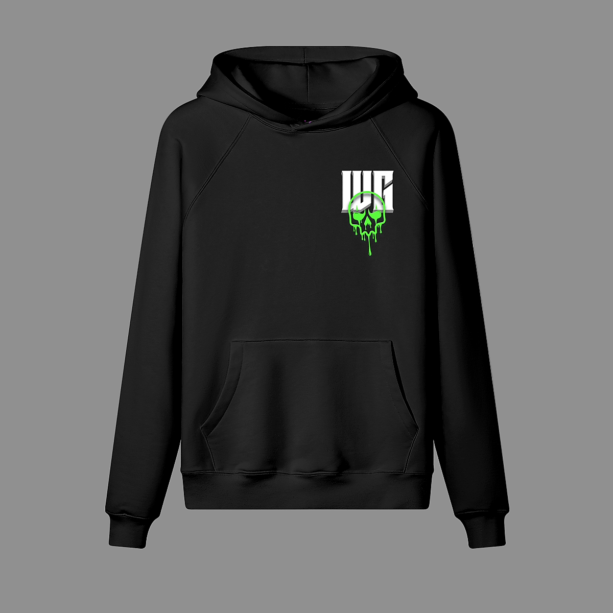 Alter Ego Oversized Hoodie Black/Green