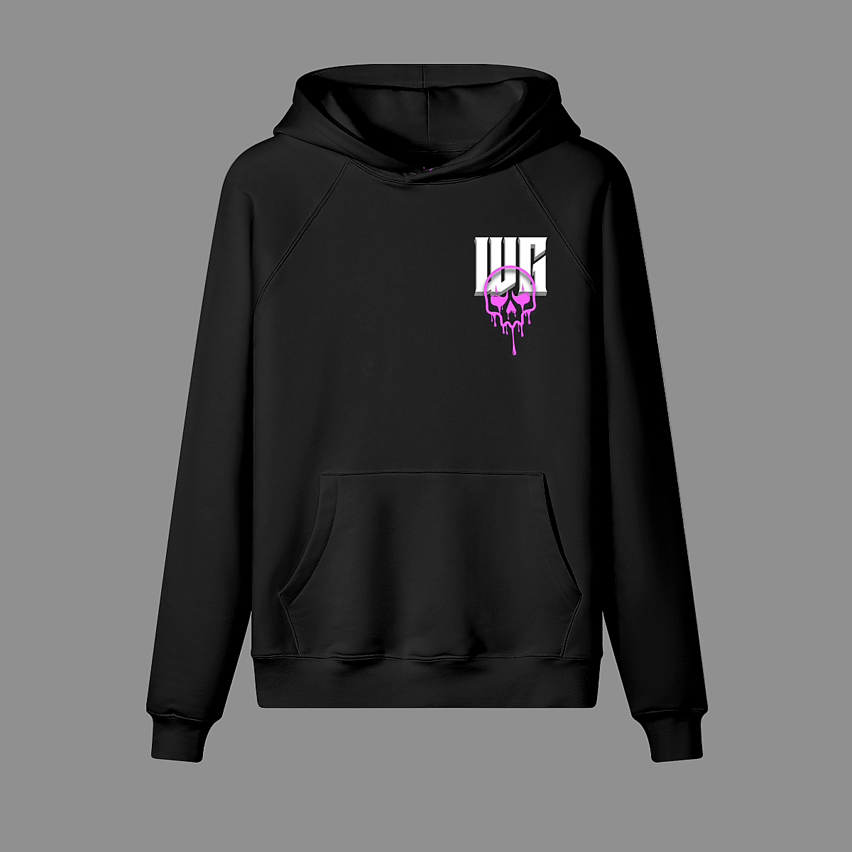 Alter Ego Oversized Hoodie Black/Pink
