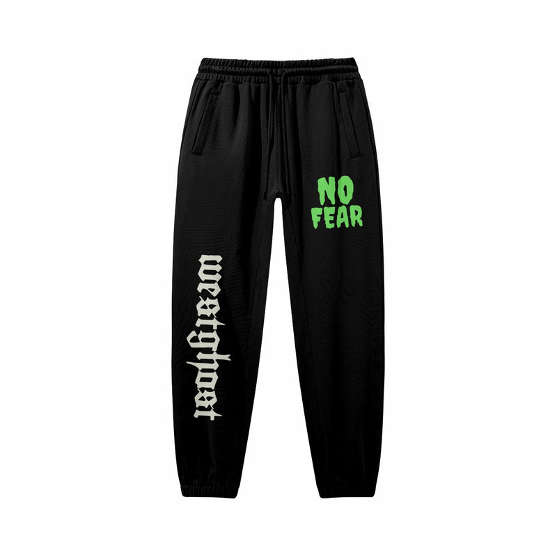 NO FEAR GREEN GLOW SWEATPANTS